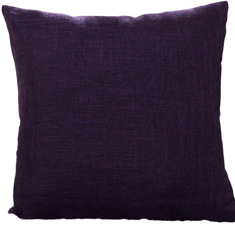 Coussin décoratif, H 20 po x l 20 po, Mauve