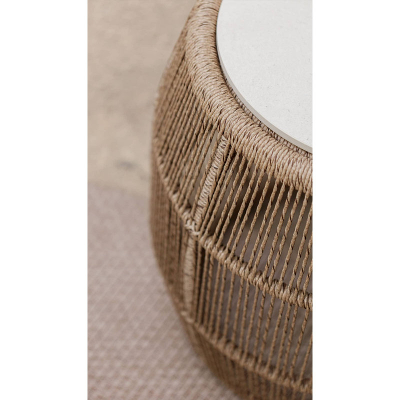 Calixto Outdoor Round Side Table
