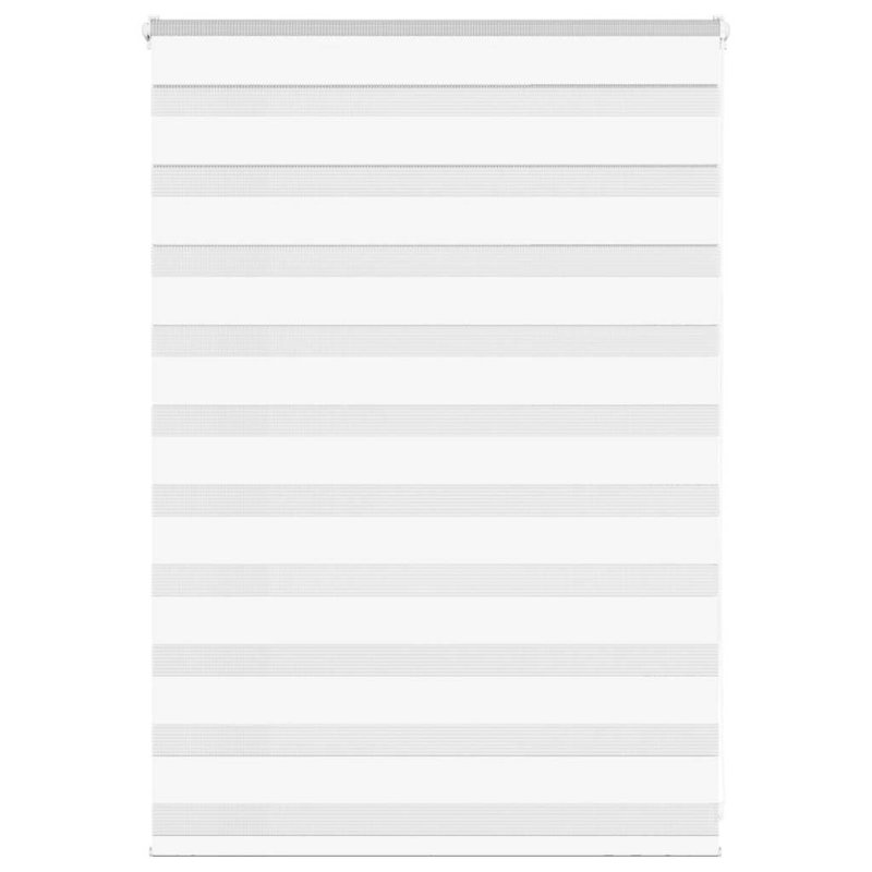 George Oliver Zebra Blind Polyester, 95cmW x 100cmL, White