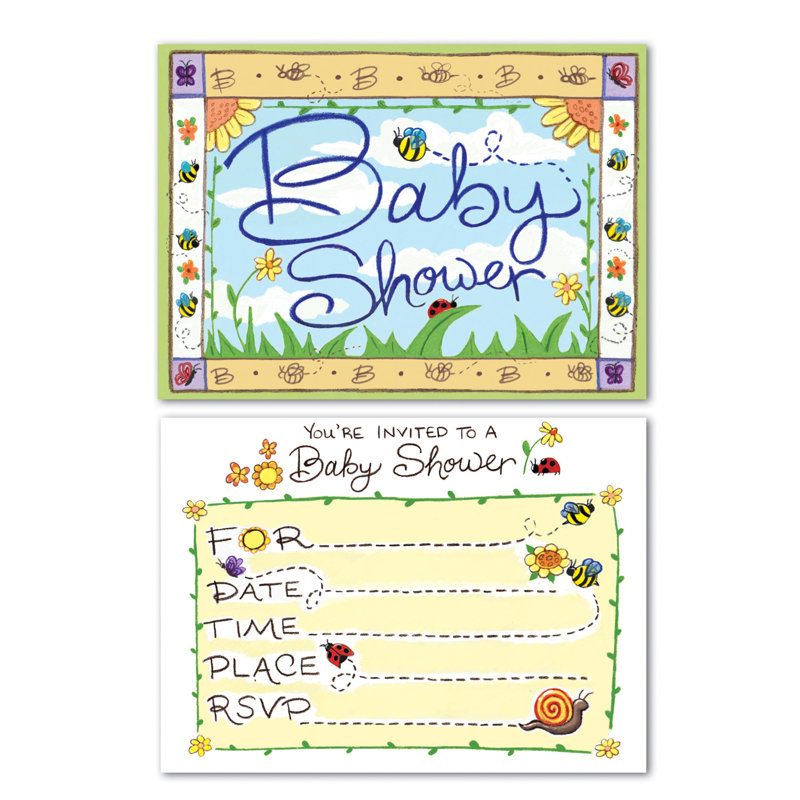 B est pour l’invitation à bébé