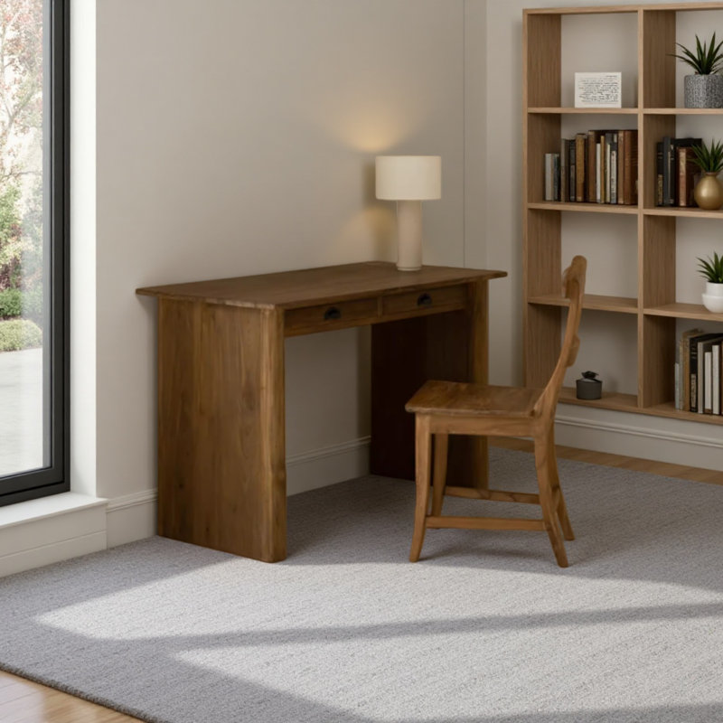 Teak wood solid desk