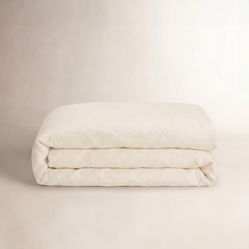 Classic Ruffle Duvet Cover, King Duvet Cover, White