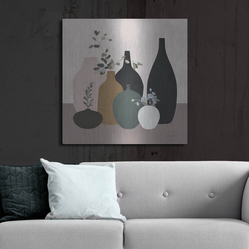  «Simple Vessels 2» par Danhui Nai, art mural en métal, H 36 po x l 36 po
