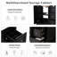 Meuble-lavabo transitionnel 36 po avec lavabo en céramique 36 po - Portes à fermeture douce, 3 tiroirs, tablette en U-585607867