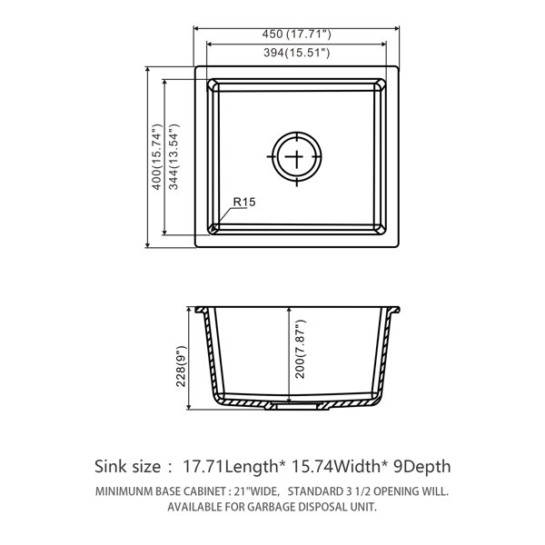 Dimensions du produit