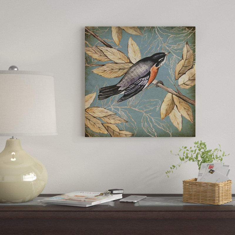 « songbird fable i », impression sur toile, H 12 po x l 12 po x P 1,5 po, Toile tendue, Pas de tapis