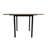 Cob Solid Wood Top Metal Base Dining Table