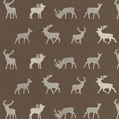 Tissu de broderie caribou