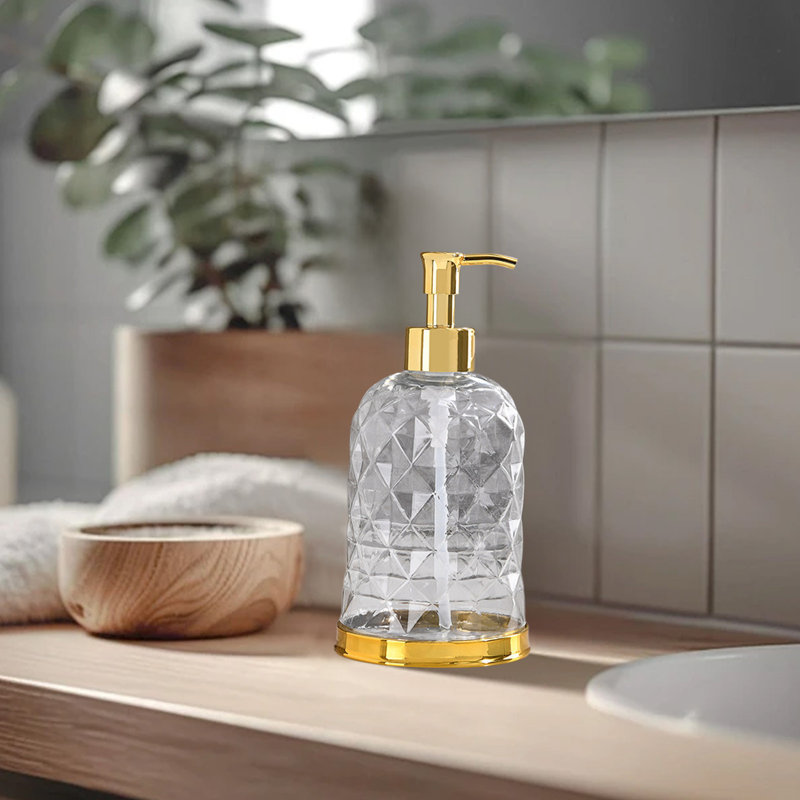 Bouteille d'eau 450 ml Distributeur de mains Bouteille Good Look Hands, Clair
