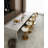 Adjustable Gold Bar Stools Frangia, Counter Height Frangia with Back BarStools for Kitchen Island Home Bar(1PCS)