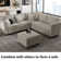 Nairoby 26.4'' Wide Upholstered Armless Chair with Pillow Back, Storage Single Chair Module Part For Sectional Sofa