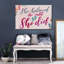She Believed Typographie - Impression sur toile tendue-232978914