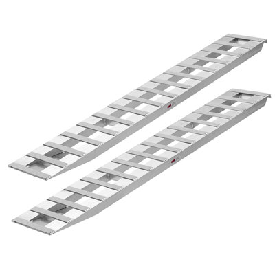 2Pcs 94 x 15 in Aluminum Loading Ramps Trailer Ramps 6000LBS for Car ATV Truck