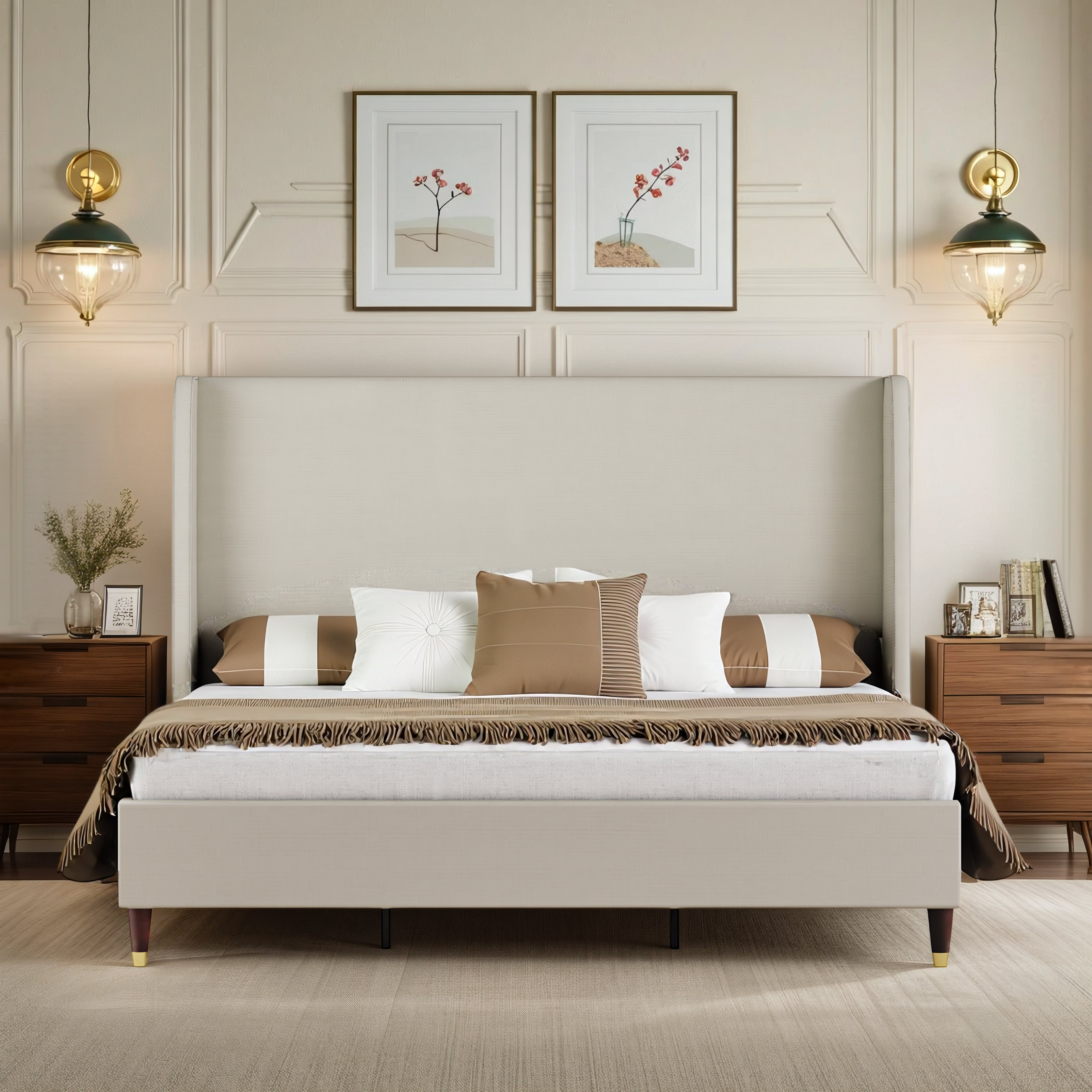 Belo Upholstered Platform Bed