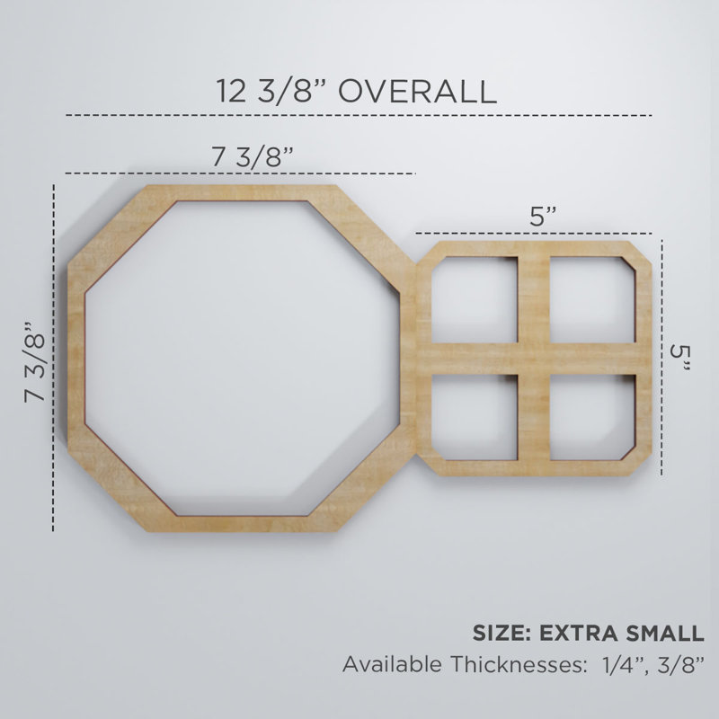 Panneaux muraux en bois Johnston, Bouleau, H 23 7/8 po x l 39 1/4 po x P 1/4 po