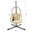 Fauteuil pivotant avec support en C-454578288-454578293