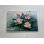 Aquarelle, fleur de lotus, impression sur toile en verre trempé, 1P