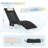 Aquawave Waterproof Patio Chaise Lounge – Anti-Drift Poolside Comfort With Adjustable Headrest & Sandbag Anchors-392338704