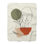 Terre aux tons botaniques - couverture en sherpa de qualité supérieure 1 pièce - reproduction d'art luxueuse