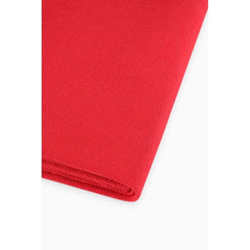 Chon Elegant Red Tablecloth, 65% Cotton / 35% Polyester, 67.0 x 98.4 inches | No Ironing Needed, Easy Clean, Machine Washable | Perfect for Dining Room & Special Occasions, Durable & Stylish Design