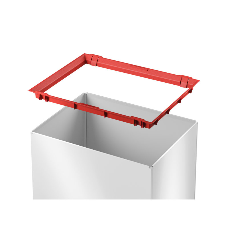  Poubelle à couvercle pivotant Hailo Big Box L 9,2 gallons, Blanc