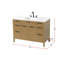 Meuble-lavabo simple 48 po en teck miel-588349377-588349406
