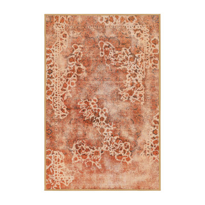 Tapis décoratif multicolore à motif abstrait