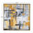 Canvas Abstract Gold Framed Wall Art with Gold Frame