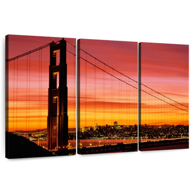 Lilie Golden Gate Orange Sunset