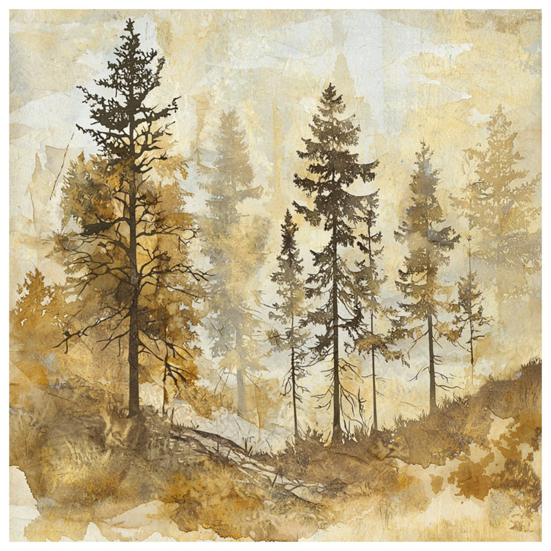 Rideaux de douche Misty Forest, L 70 po x H 93 po