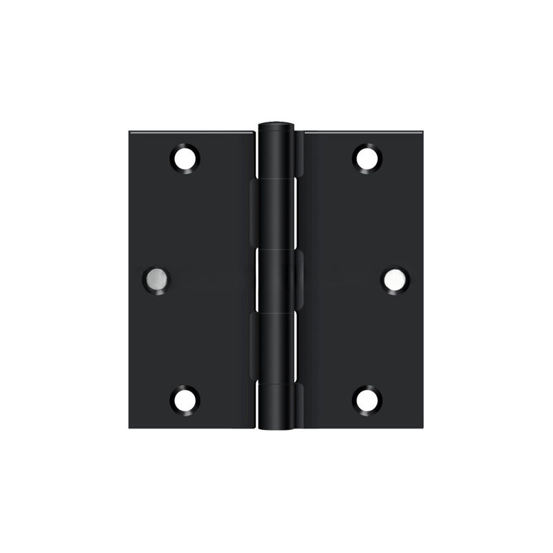 Steel Hinge, Paint Black