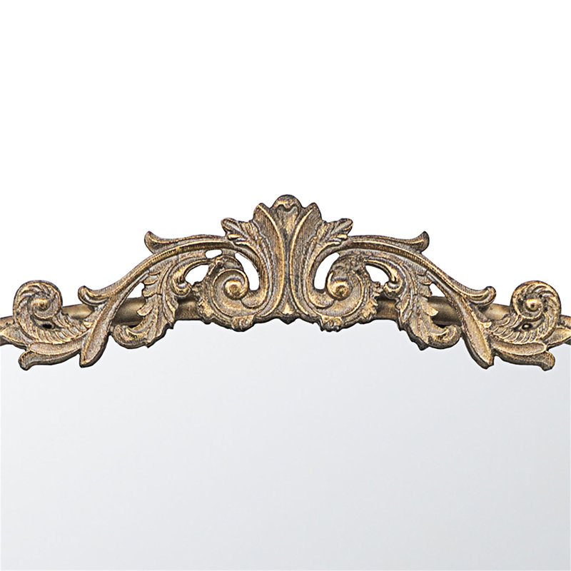Miroir d'appoint mural Emmeline, Or, 42 po x 24 po