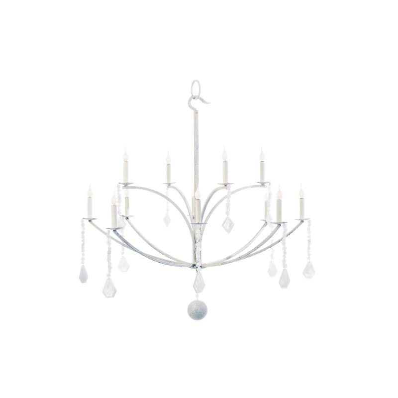 Lustre Laurel Bay, Platine antique