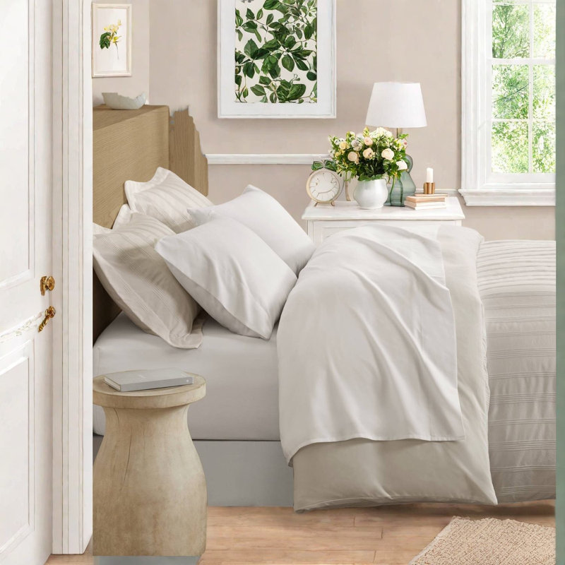 Premium Bedding Sets, Polyester Full Size Modern Neutral Home Comfort