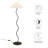 Wave Squiggle Floor Lamp In Black