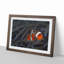 Peeping Clownfish - Picture Frame Painting Print-55583047-55583048