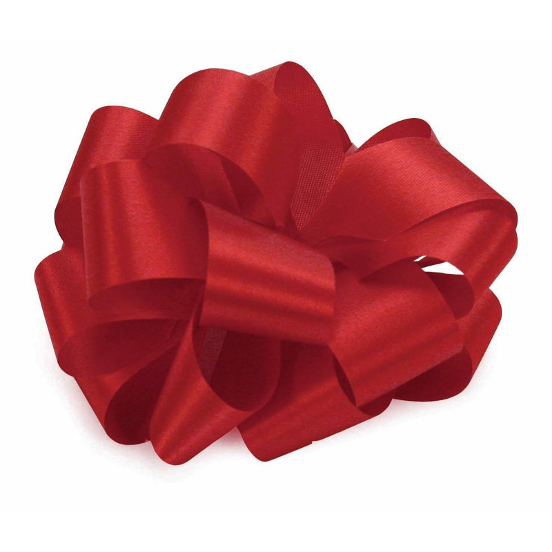 Ruban de 2,5 po X50YD, Rouge