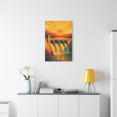 Apel Single Picture Frame Print on Canvas