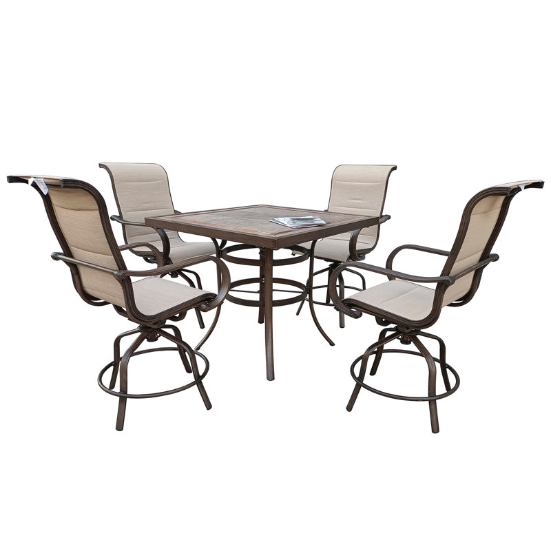 4 - Person Patio Dining Set with Square Table