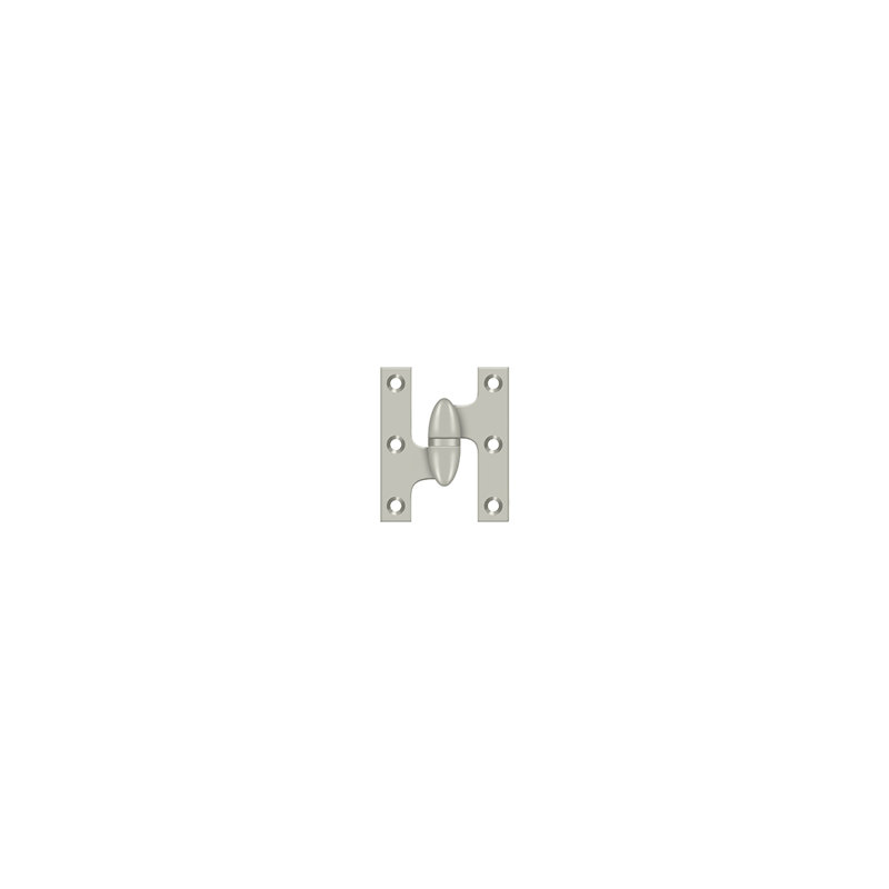 Hinge, Left Hand, Brushed Nickel