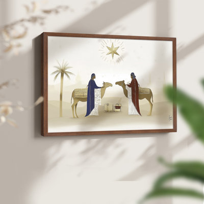 Chirstmas Art-CCXXXIV -Framed Print - Restickable
