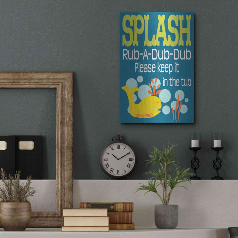 Trinx «Ocean Bubble Friends 3» par Leslie Fuqua, art mural en métal, H 16 po x l 12 po