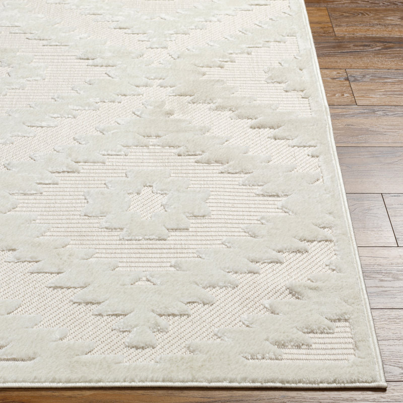 Hadubert Indoor / Outdoor Rug, Rectangle 5'3" x 7'
