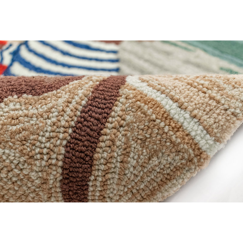 Saxmundham No Pattern And Not Solid Color Polyester Kitchen Mat, Runner 2' x 5'