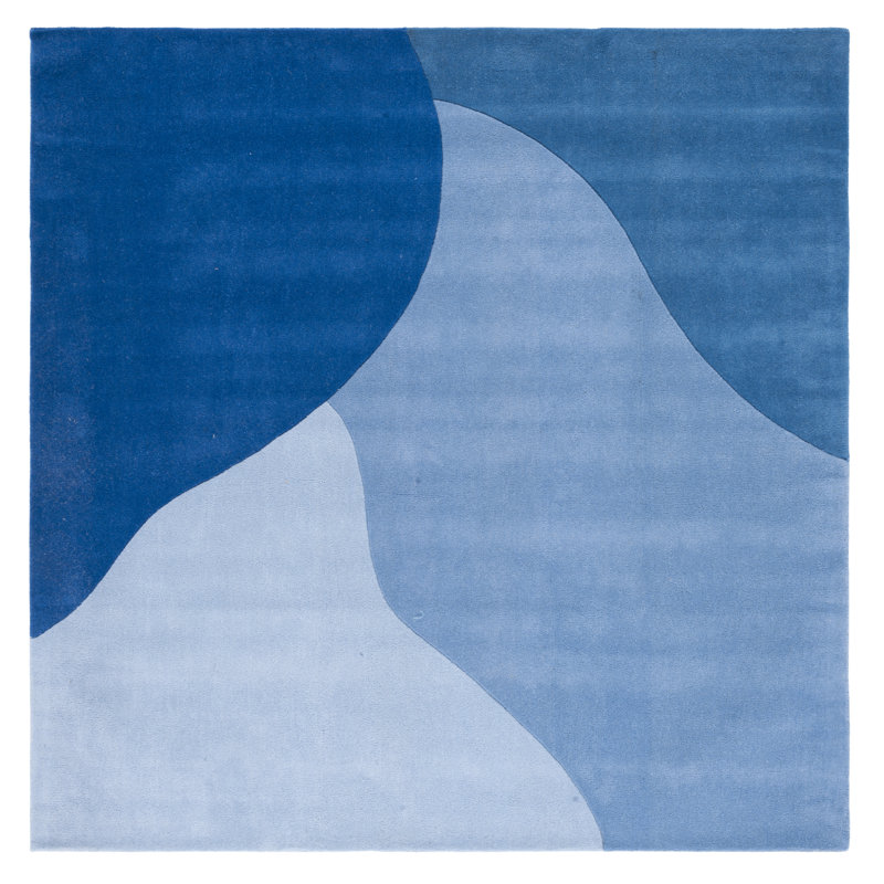 Heidenreich Hand Tufted New Zealand Wool Rug, Square 7'