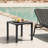 Herv Square Aluminum Outdoor Side Table-1542500677