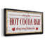 «Hot Cocoa Bar», cadre photo unique, art textuel sur toile-1929703498