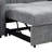 3-In-1 Convertible Sleeper Sofa Bed,Modern Pull Out Sofa Bed With 3 Adjustable Backrest -387857152