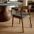 Ikerne 5Pcs Gray Dining Table Chairs Set With Lazy Susan-916999562
