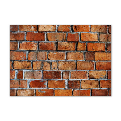 Brick Wall - Wrapped Canvas Print